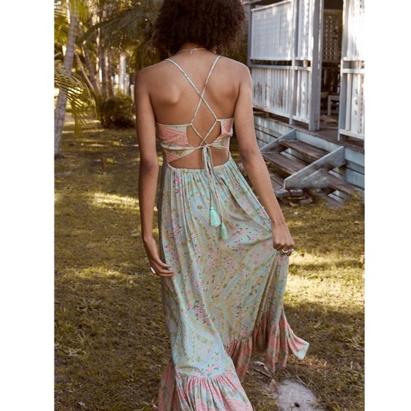 Spell & The Gypsy City Lights Strappy Maxi - Picture 4 of 8